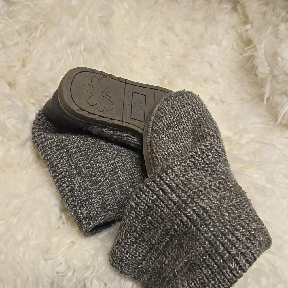 Sonoma Life + Style Brand Grey Boots Girls Size 3 kids - Picture 6 of 8
